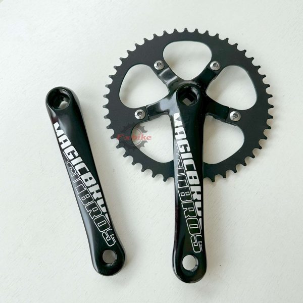 Đùi Đĩa Cốt Vuông 1 Tầng Magicbros 46T - Cho Xe Fixed Gear Hoặc Touring