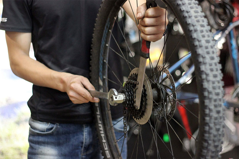 Vệ sinh và tra dầu mỡ cối