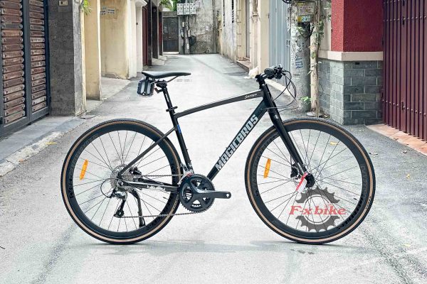 Xe Đạp Touring Magicbros S450 Pro Màu Đen Sơn Bóng