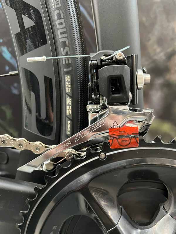 Gạt đề Shimano 105 - RD-R7100 2 speed ( Made in Japan )