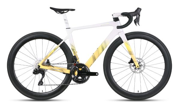 Xe Đạp Đua XdS RS7 2025 Màu Trắng Vàng