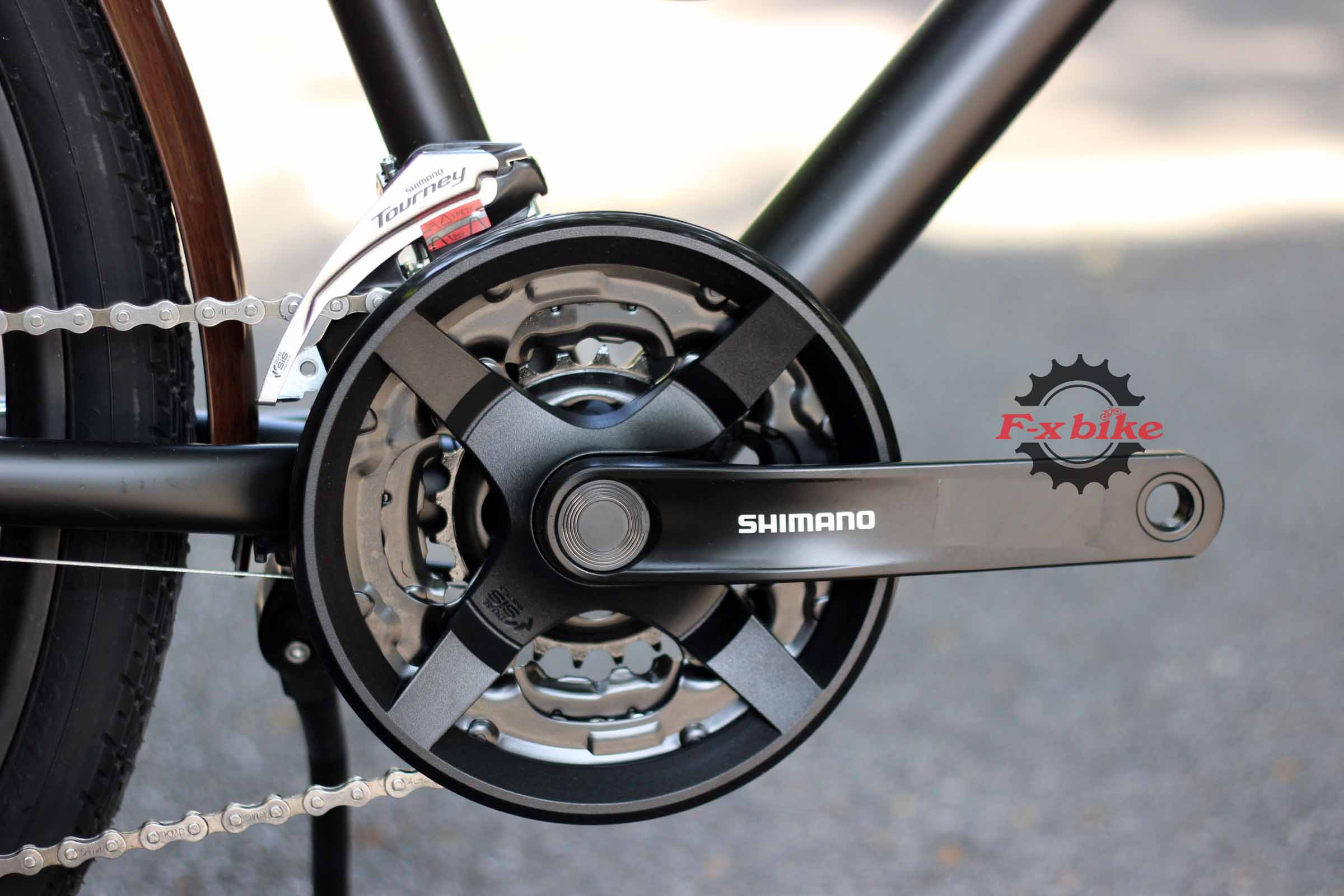 Đùi đĩa Shimano Tourney TY301 22-26-42T (Japan)