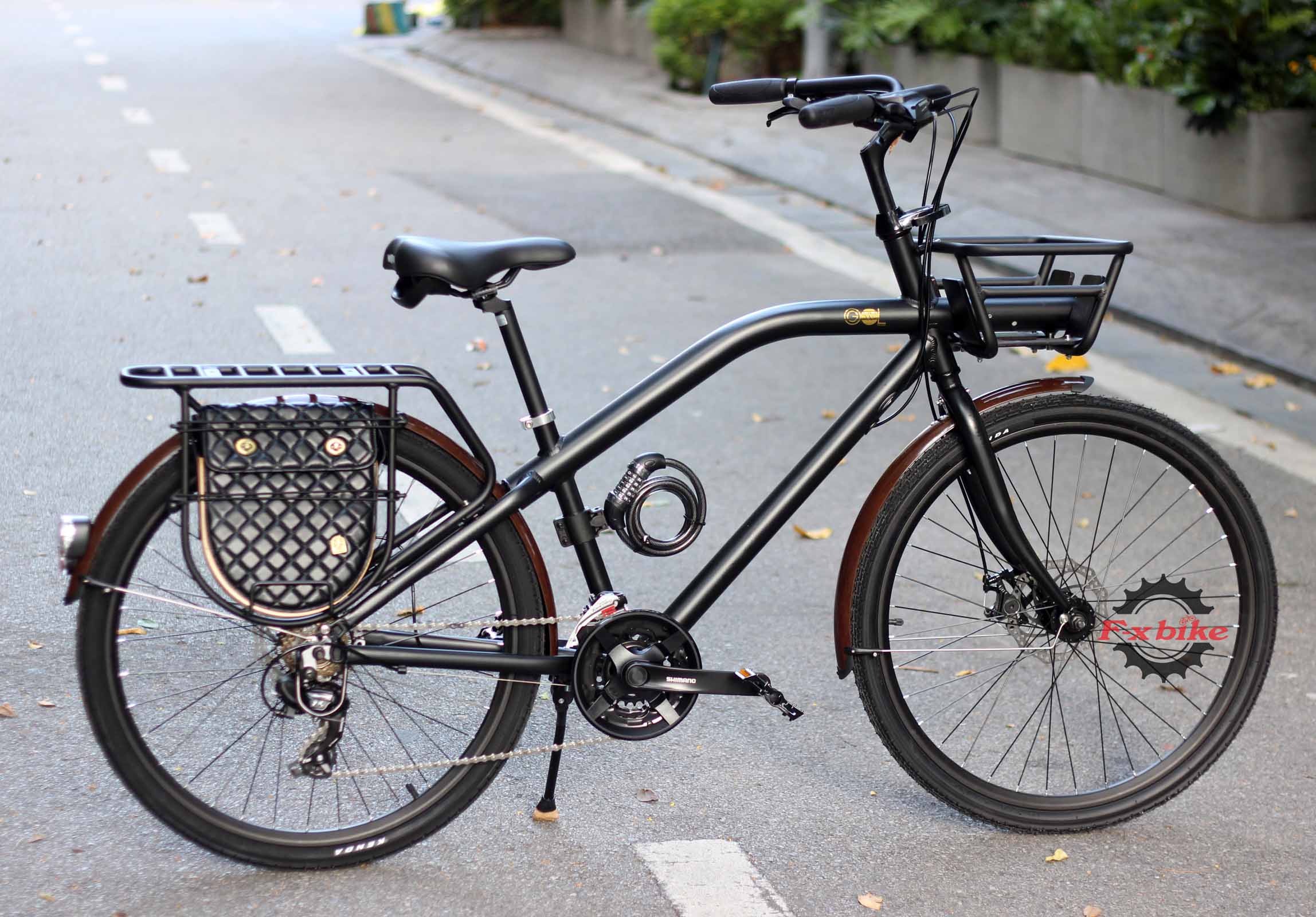 Xe Đạp Đường Phố Nomad Velo – Italy - Màu Đen