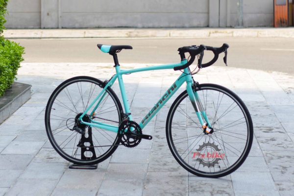 Xe Đạp Đua Bianchi Via Nirone 7 (Shimano Claris) Màu Xanh Ngọc