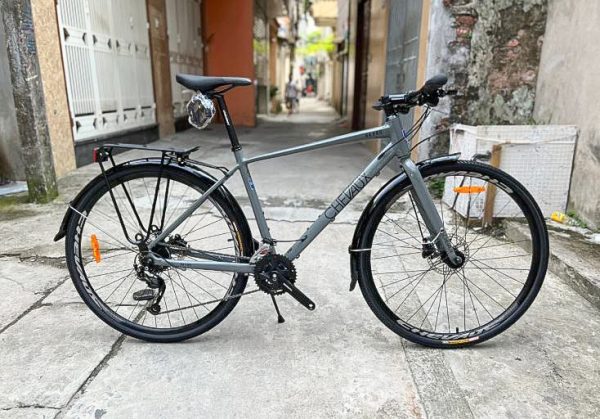 Xe Đạp Đường Phố HK Pro Màu Ghi