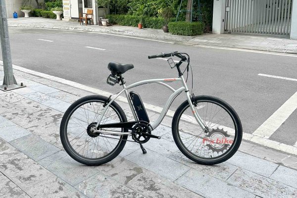 Xe Đạp Trợ Lực Điện Hurley Layblack Màu Bạc