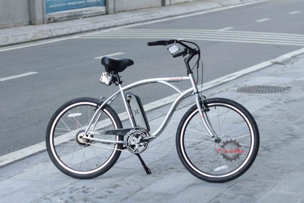 Xe Đạp Trợ Lực Điện Hurley Layblack Màu Bạc