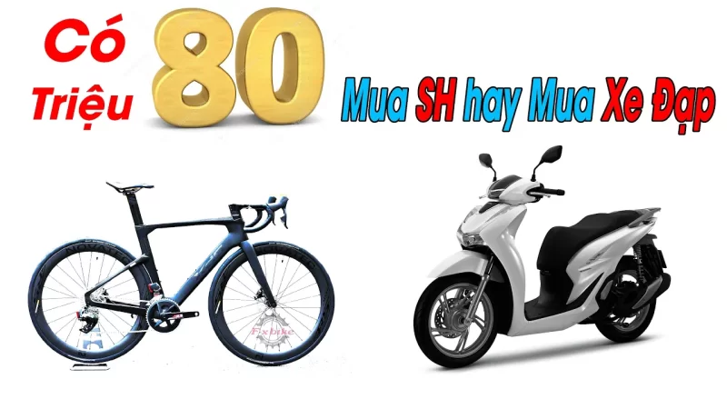 Có 80 triệu mua SH hay mua xe đạp