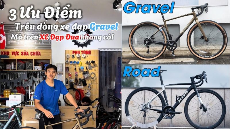 3 ưu điểm trên xe đạp GRAVEL mà xe đạp đua không có