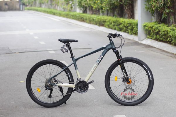 Xe Đạp Địa Hình MTB Dook Xám Vàng Nhạt