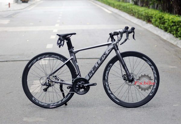 Xe Đạp Đua Phillips RD300 Màu Xám