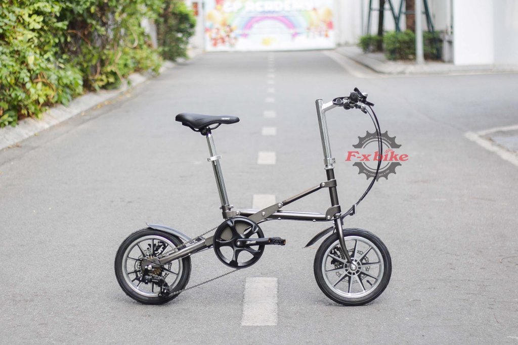 Xe Đạp Gấp CMS 14inch Màu Ghi