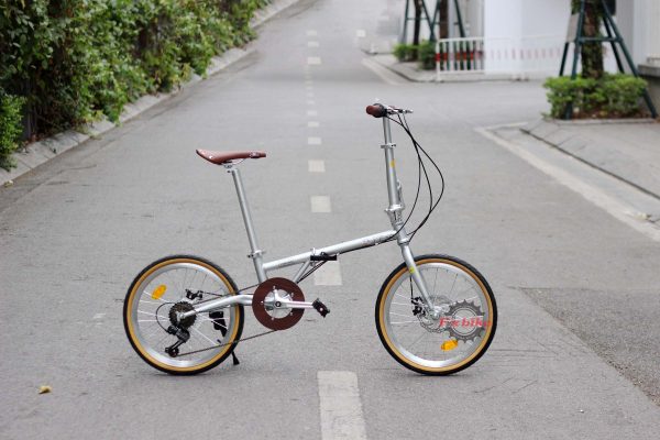 Xe Đap Gấp Forever MF05 Màu Bạc