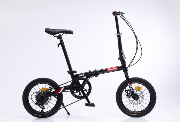 Xe Đạp Gấp Sanhema 16inch màu Đen
