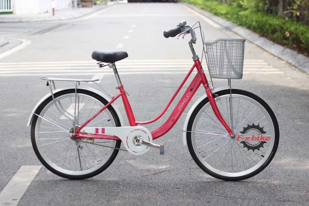 Xe Đạp Nữ Make Lady 24inch Màu Hồng Cánh Sen