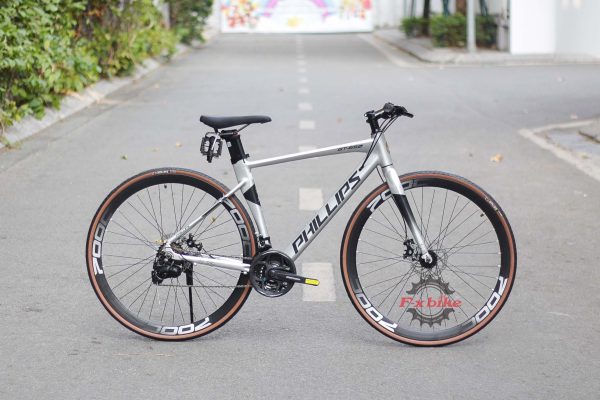 Xe Đạp Touring Phillips GT650 Màu Bạc