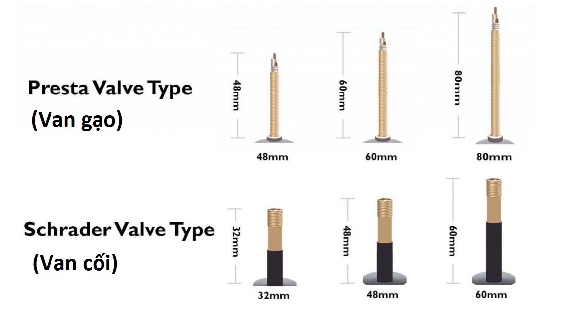 Săm - Ruột Xe Đạp CST Bánh 14, 16, 18, 20, 24, 26, 27.5, 29x1.95/2.125 inch