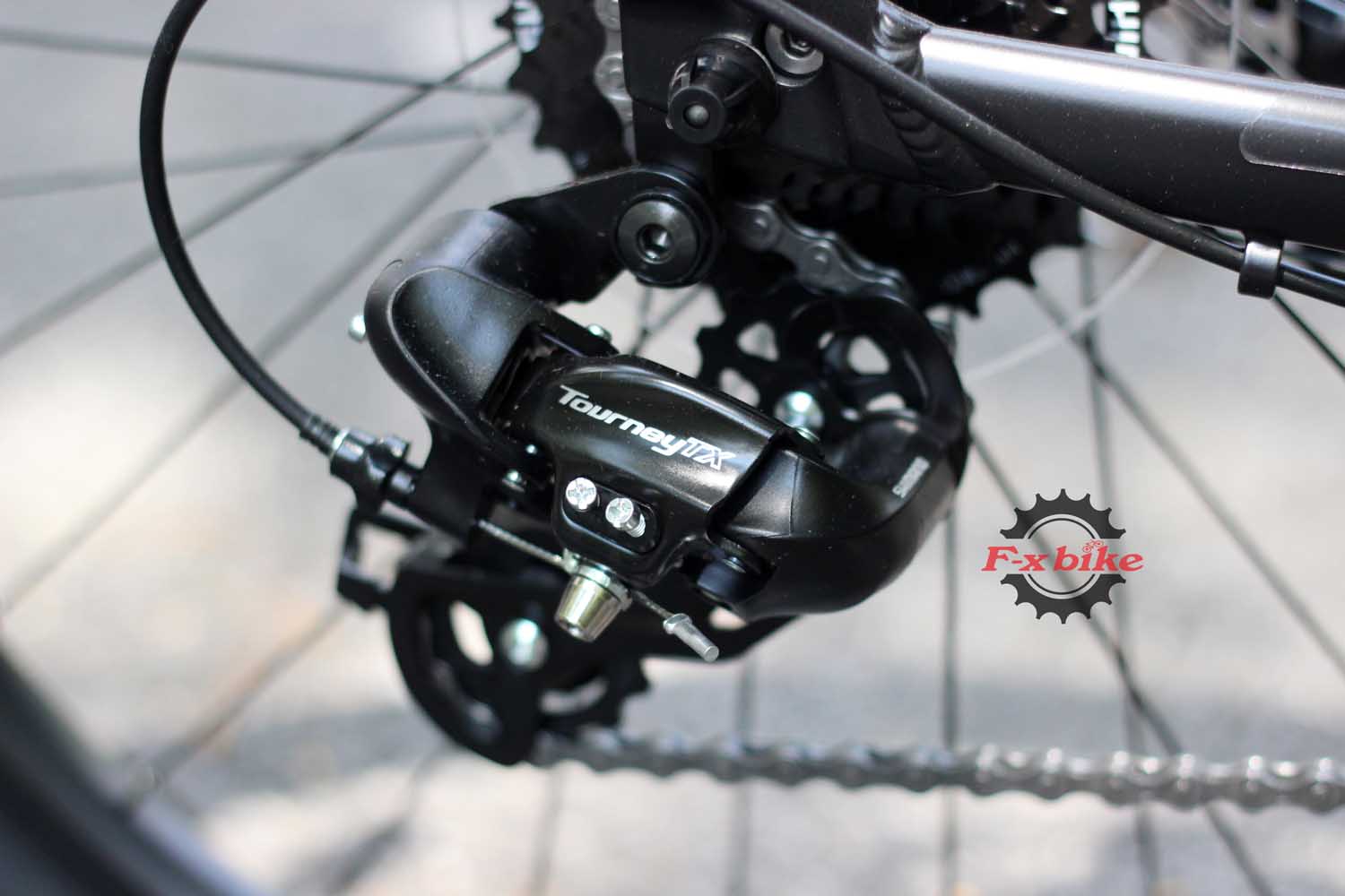 Củ đề sau: Shimano Tourney TX 8