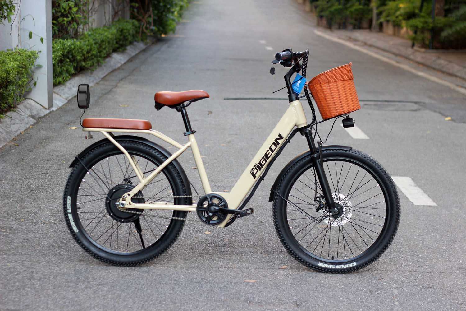 Xe Đạp Nữ Trợ Lực Điện Pigeon Nhật Bản